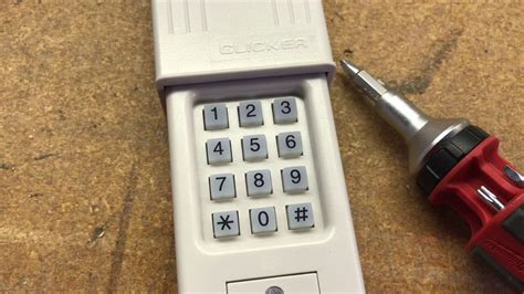 programming a clicker garage door opener keypad|clicker garage door opener reprogram.